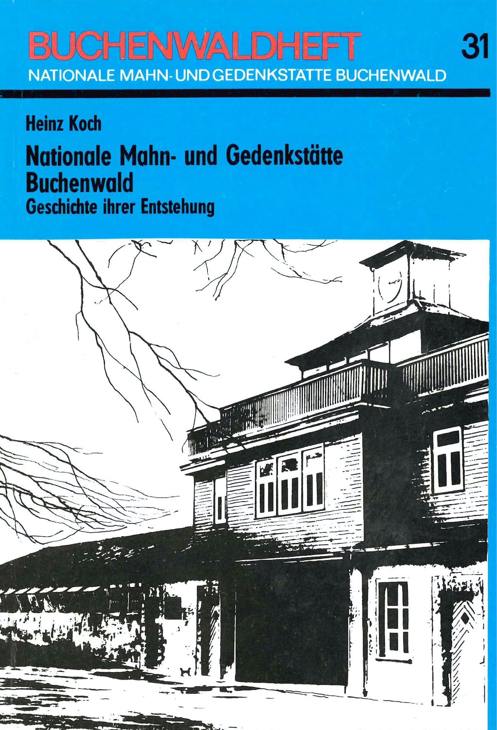 Titel des Buchenwaldheftes Nr. 31 Heft