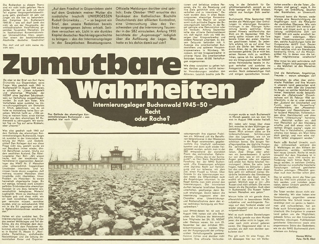 Zeitungsbericht