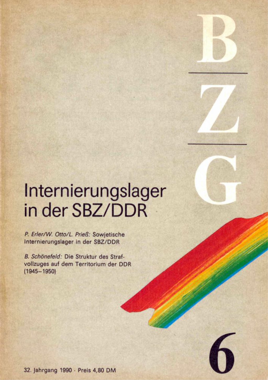 Buchtitel Internierungslager in der SBZ / DDR Buchtitel